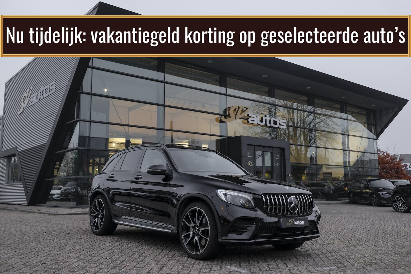 Mercedes-Benz GLC-klasse - GLC43 AMG 367pk 4MATIC Panoramadak Luchtvering Burmester Trekhaak Distronic 21" LMV Leder - AutoWereld.nl