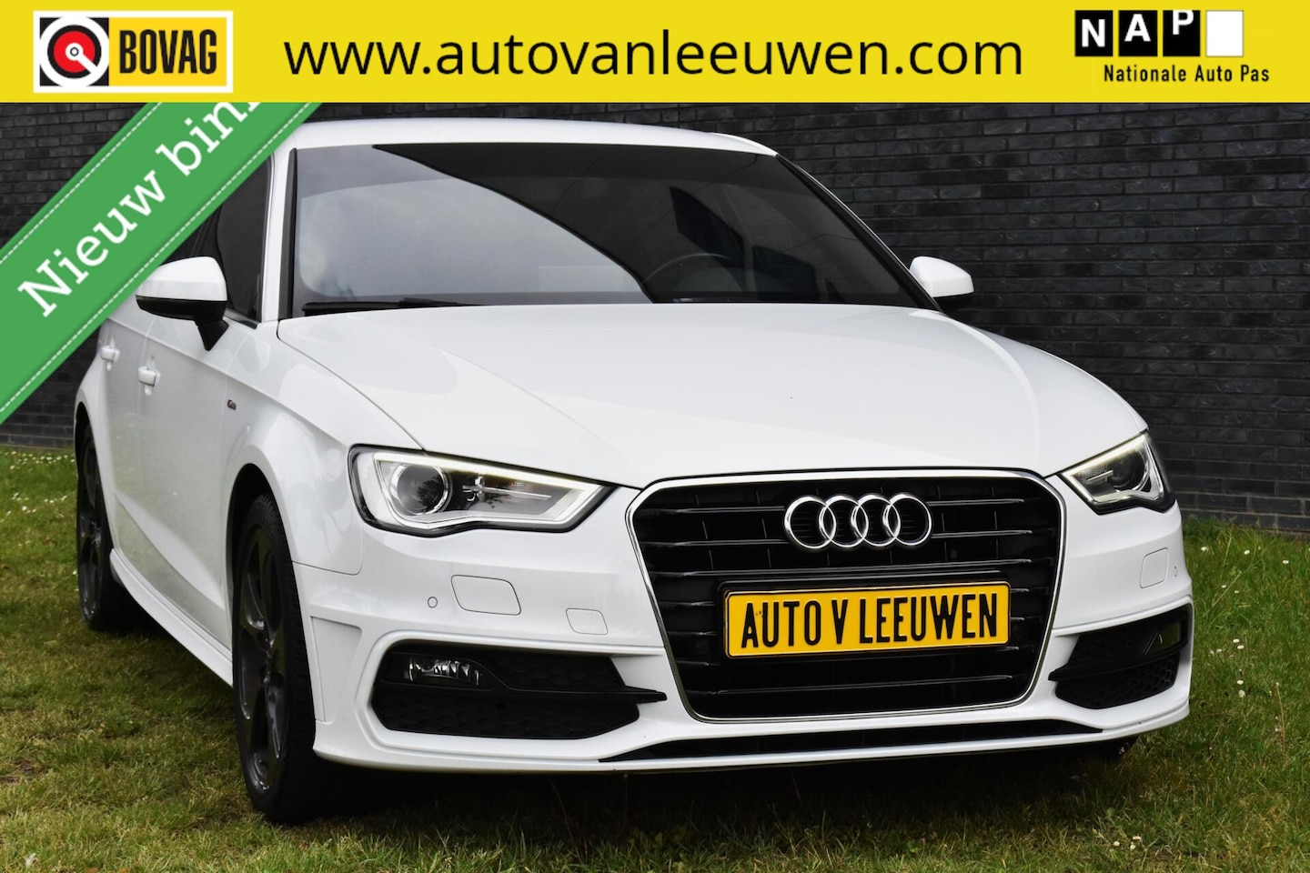 Audi A3 Sportback - 1.4 TFSI Ambition S-Line XENON/LED/STOELVW/NAVI/PDC/ETC.! - AutoWereld.nl