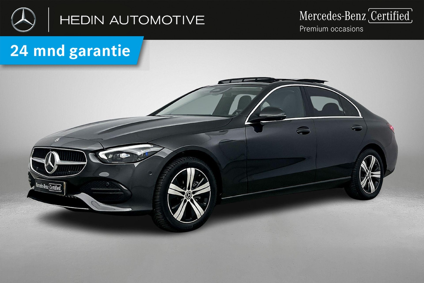 Mercedes-Benz C-klasse - C 180 Limousine Automaat Business Line | Trekhaak | Panoramadak | 360° Camera | Sfeerverli - AutoWereld.nl