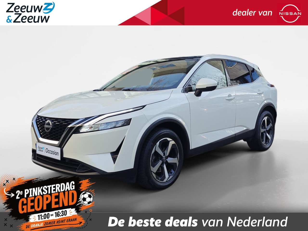 Nissan Qashqai - 1.3 MHEV Tekna |AIRCO | 360 CAMERA | PARKEERSENSOREN VOOR EN ACHTER | PANORAMADAK | CRUISE - AutoWereld.nl
