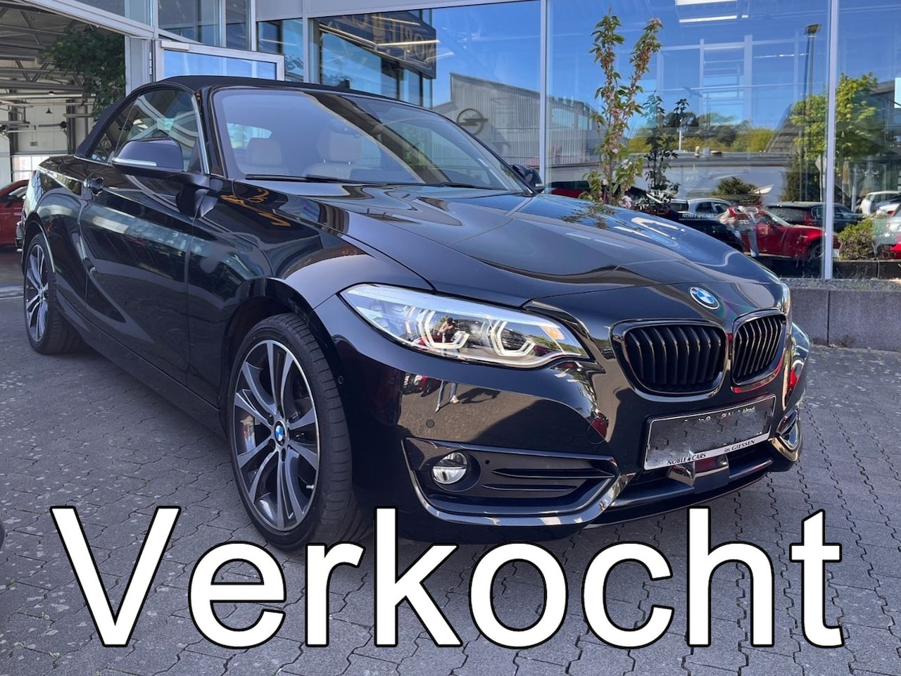 BMW 2-serie Cabrio - 220iA SPORTLINE ** ADAPT. LED, BEIGE LEDER, NAVI PROF, CAMERA, 18-inch LMV ** UNFALLFREI - - AutoWereld.nl