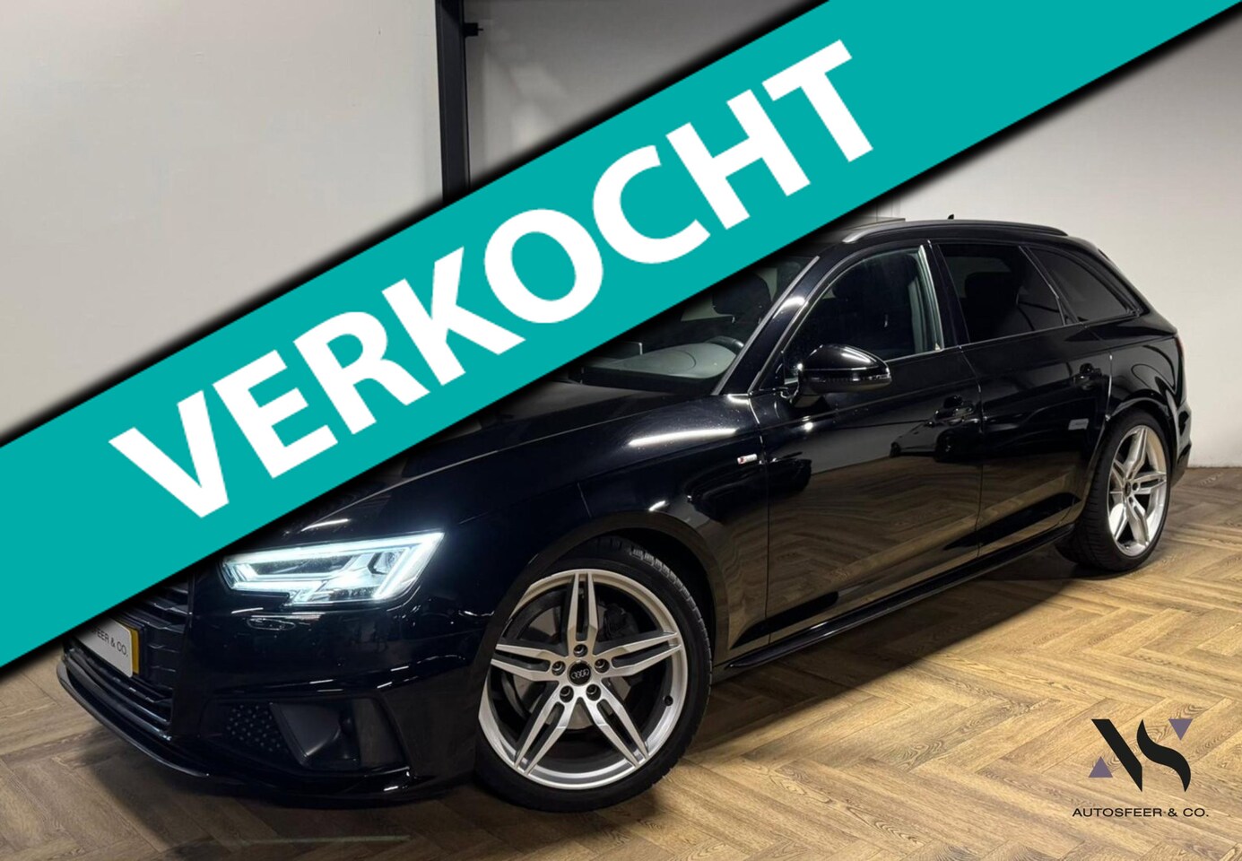 Audi A4 Avant - 40 TFSI Sport S line black edition PANO KEYLESS CAM - AutoWereld.nl