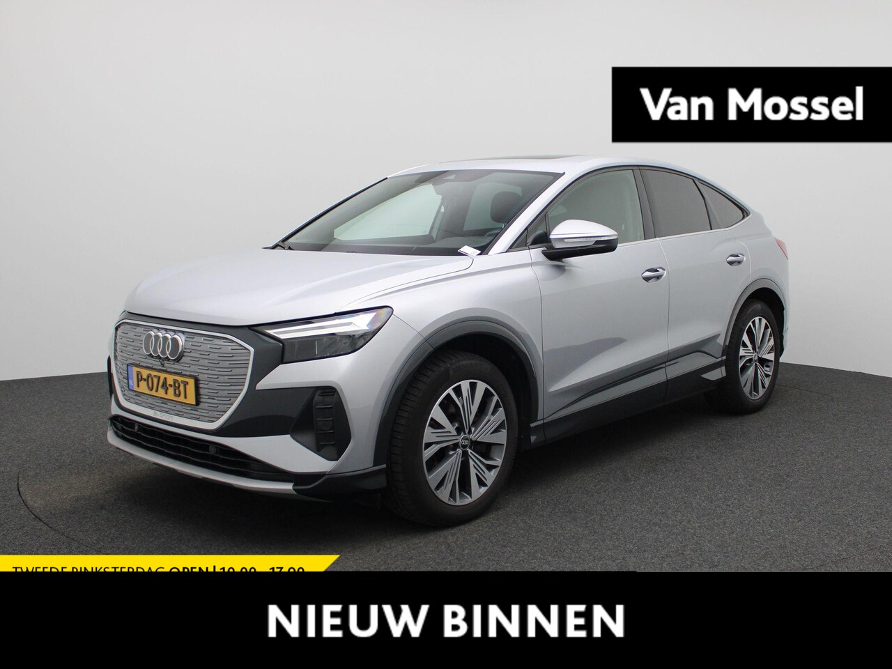 Audi Q4 Sportback e-tron - 40 Advanced edition 77 kWh | Panoramadak | Navigatie | Lederen Bekleding | Sfeerverlichtin - AutoWereld.nl