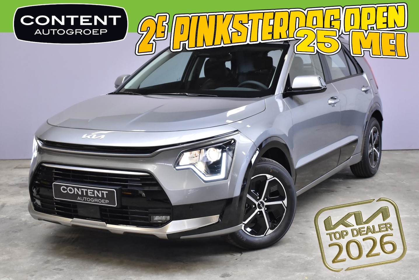 Kia Niro - 1.6 GDi Hybrid 138pk DCT6 DynamicLine NIEUW - SNEL LEVERBAAR - AutoWereld.nl