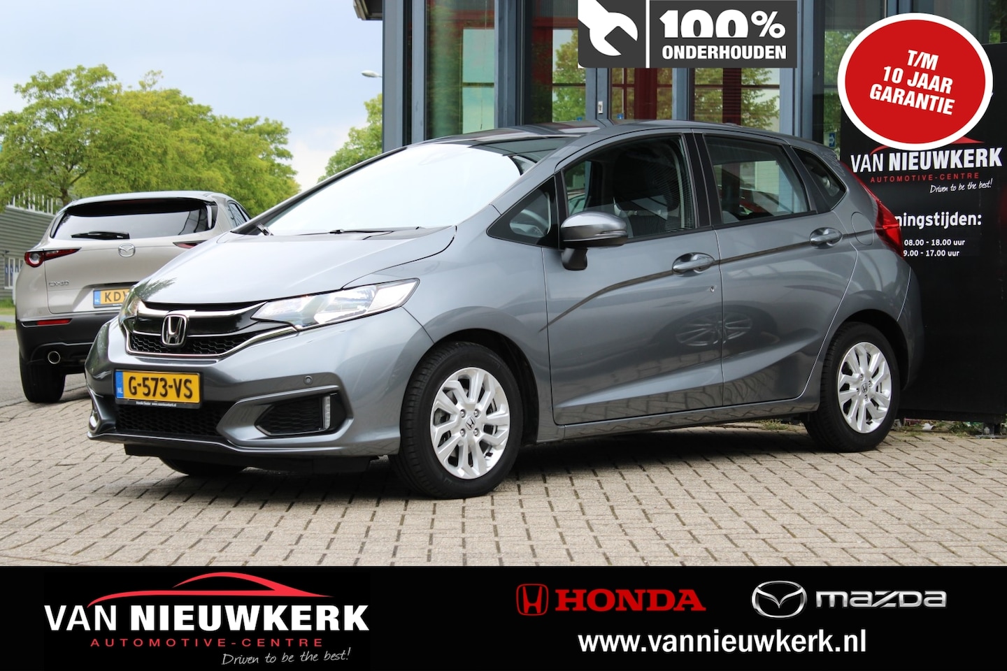 Honda Jazz - 1.3 i-VTEC 102pk Automaat Comfort | Navigatie | Trekhaak | Stoelverwarming | Cruisecontrol - AutoWereld.nl