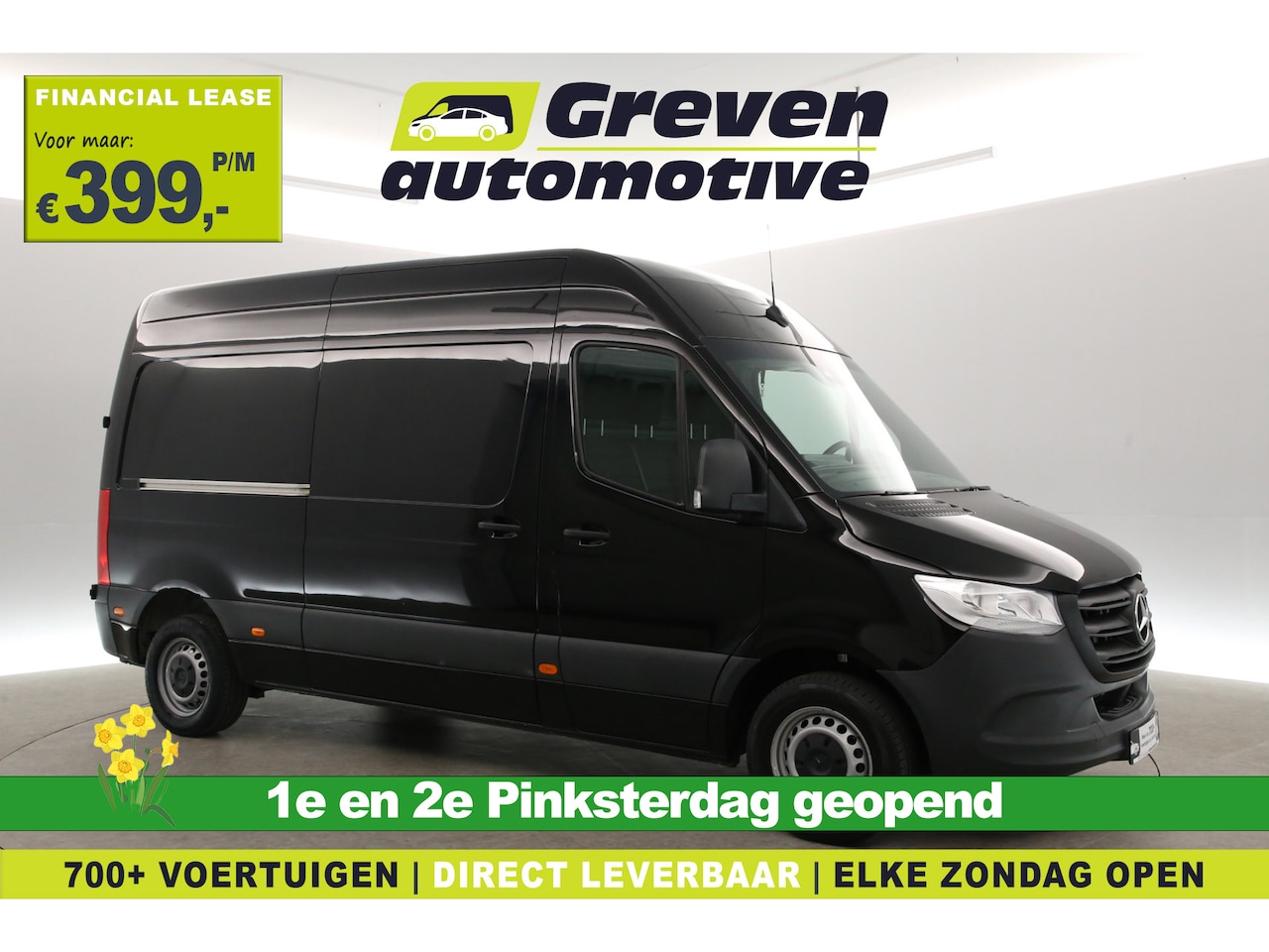 Mercedes-Benz Sprinter - 314 CDI 143PK L2H2 | Airco | Camera | Cruise | 3 Zits | Trekhaak | Carplay - AutoWereld.nl