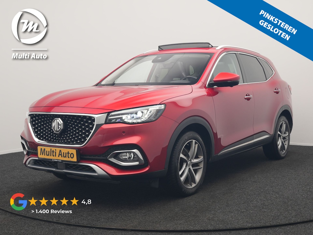MG EHS - 1.5 TGDI Luxury PHEV 258pk | Panodak | Adaptive Cruise | 360 Camera | Lederen Sportstoelen - AutoWereld.nl