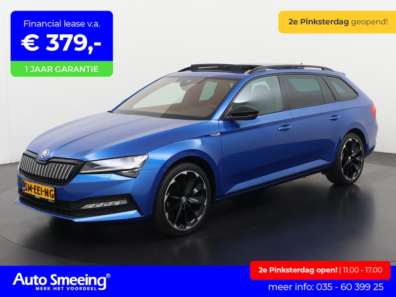 Skoda Superb Combi - 1.4 TSI iV Sportline | Panoramadak | Trekhaak | Area View | Zondag Open! - AutoWereld.nl