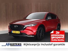 Mazda CX-5 - 2.5 194pk Homura Trekhaak Schuifdak Leder 360-Camera Bose Keyless Stoelverwarming