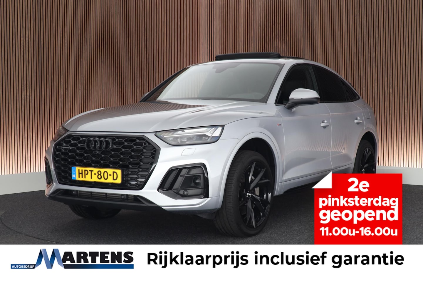 Audi Q5 Sportback - 50 TFSI e 299pk 2x S-Line Black Edition Keyless Camera Panoramadak Virtual Cockpit Navigat - AutoWereld.nl
