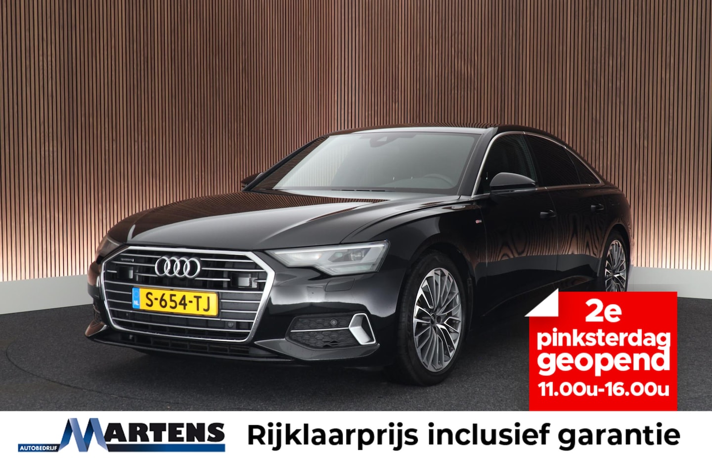 Audi A6 Limousine - 50 TFSI e 299pk quattro S-Line Trekhaak Stoelverwarming ACC Navigatie Virtual Cockpit - AutoWereld.nl