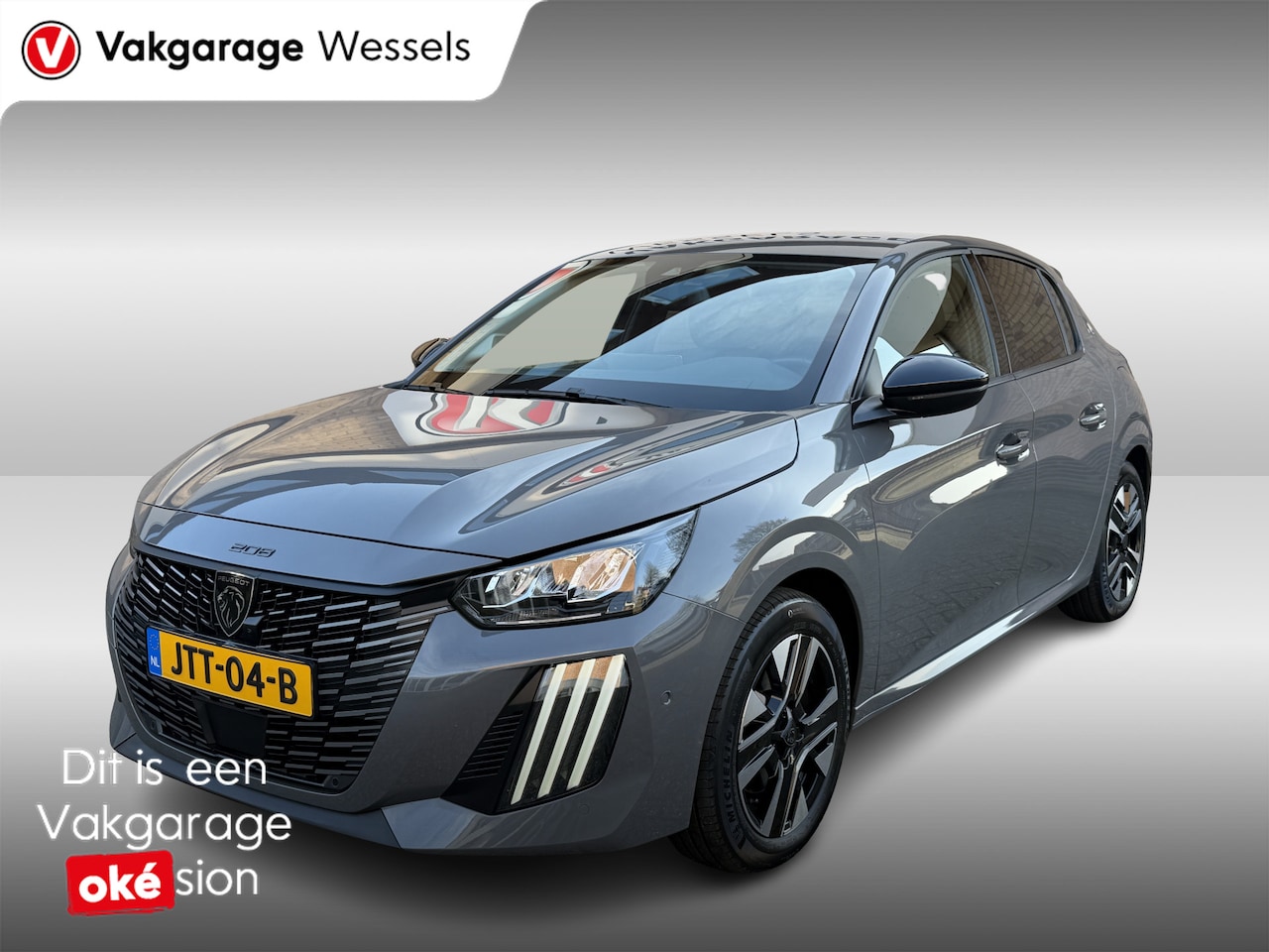 Peugeot 208 - 1.2 Hybrid Automaat e-DCS6 Allure | PDC | Camera | Blind Spot | Selenium Grey | - AutoWereld.nl
