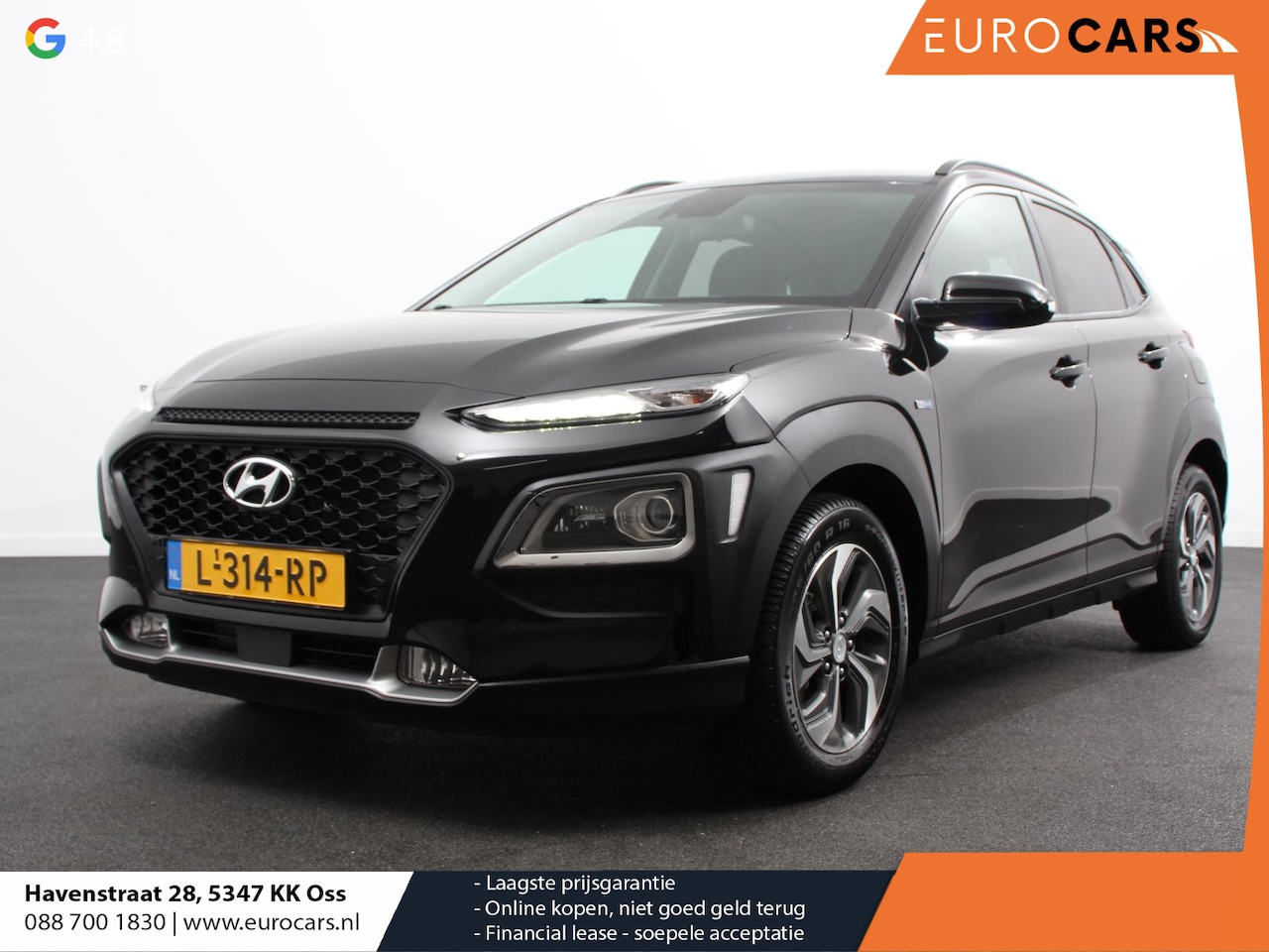 Hyundai Kona - 1.6 GDI HEV Comfort Smart Automaat Climate control Cruise control Stoelverwarming Stuurver - AutoWereld.nl