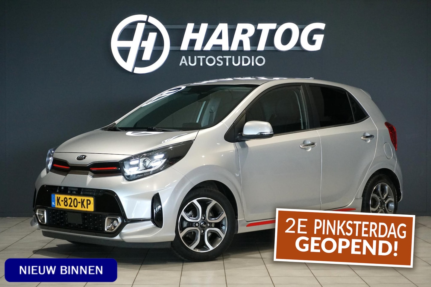 Kia Picanto - 1.0 DPi GT-Line *dealer onderhouden* + CAMERA / LEDER / KEYLESS - AutoWereld.nl