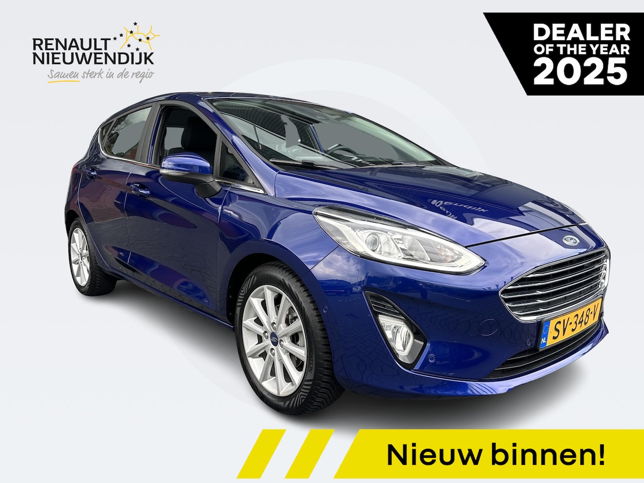 Ford Fiesta - 1.0 EcoBoost Titanium l 1E EIGENAAR l CAMERA l CRUISE l CLIMATE l STOEL + STUURVERW. | VOO - AutoWereld.nl