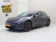 Tesla Model 3 - Performance AWD 486pk 75 kWh 89.1% SoH FACELIFT [ AUTOPILOT+567KM WLTP+PREMIUM AUDIO ]