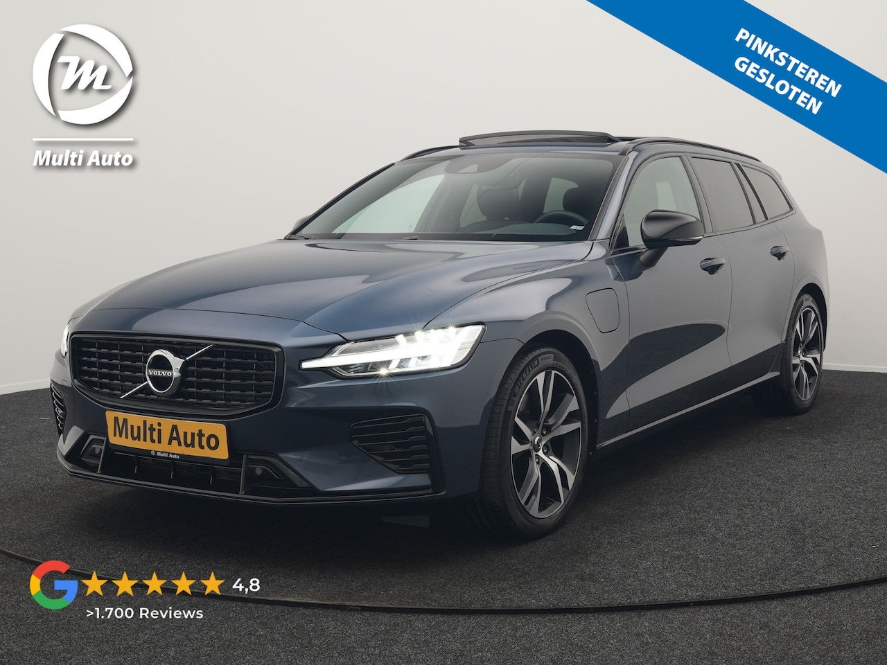 Volvo V60 - T6 Recharge AWD R-Design PHEV 340pk Dealer O.H | Trekhaak Af Fabriek | Panodak | Harman / - AutoWereld.nl