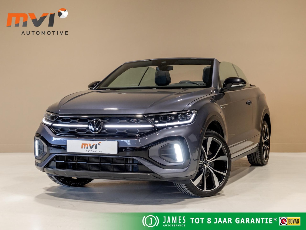 Volkswagen T-Roc Cabrio - 1.5 TSI 3x R-Line / 150pk / Beats / Leder / Stoel en stuur verwarming / - AutoWereld.nl