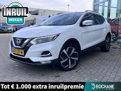Nissan Qashqai - 1.2 Tekna + | 360 camera | Panoramadak | Elektrische stoelbediening | Stoelverwarming | BL