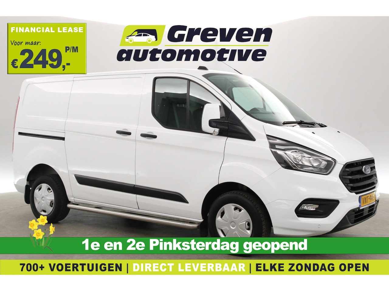Ford Transit Custom - 2.0 TDCI L1H1 | Airco | Cruise | 3 Zits | Parkeersensoren | Elektrpakket - AutoWereld.nl