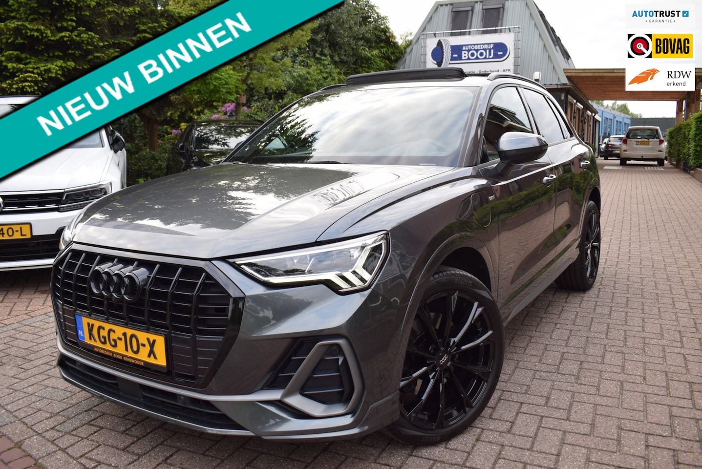 Audi Q3 - 45 TFSI e S-LINE/PANODAK/LEDER/360 CAMERA/CARPLAY/KEYLESS/ADAP-CRUISE/MATRIX/STOELVERWARMI - AutoWereld.nl