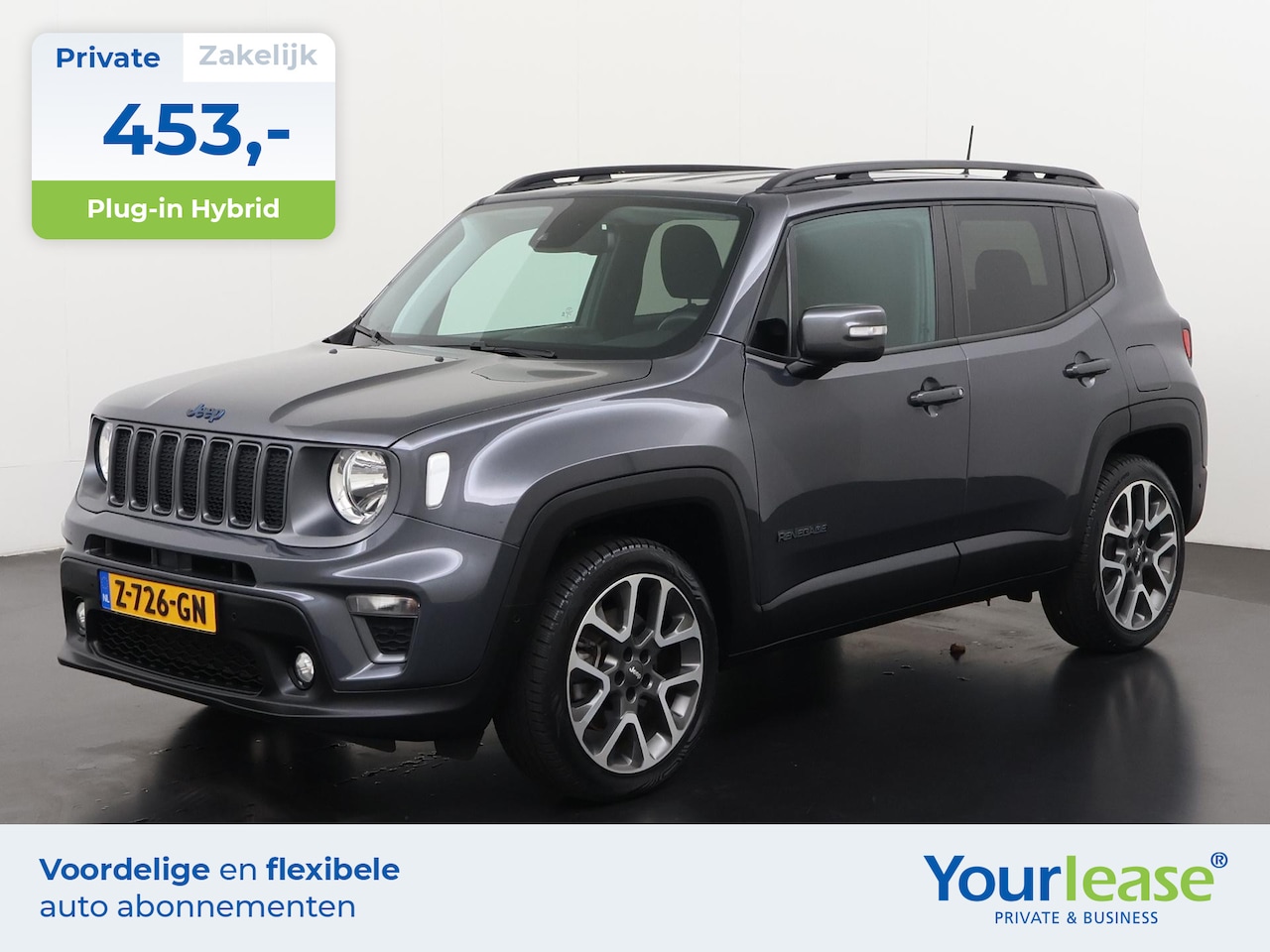 Jeep Renegade - 4xe 240 Plug-in PHEV S | All-in 453,- Private Lease | Direct uit voorraad - AutoWereld.nl