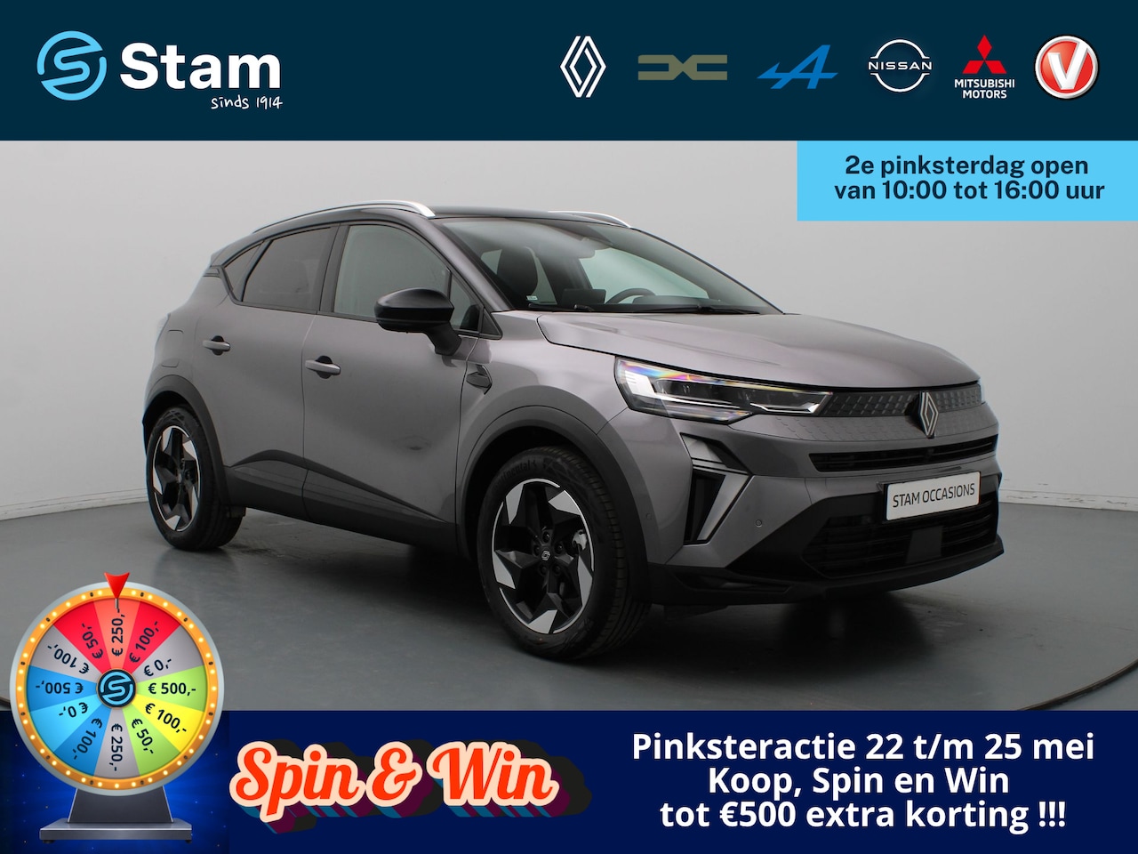 Renault Captur - E-Tech full hybrid 145pk techno 360° Camera | Cruise | Navi | Parkeersens. v+a - AutoWereld.nl