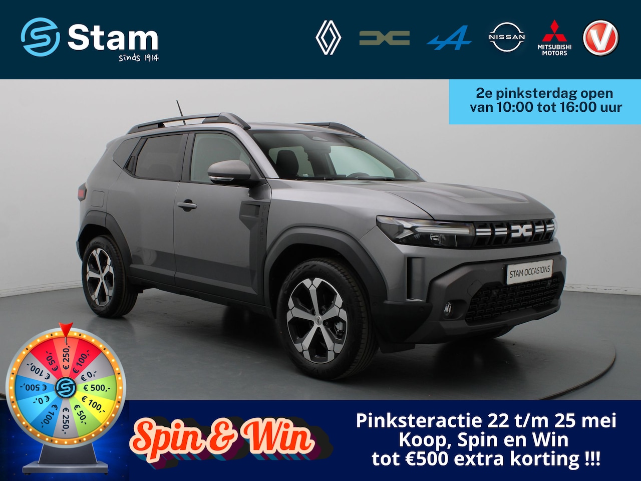 Dacia Duster - hybrid 155pk Limited Edition 360° Camera | Cruise | Parkeersens. v+a | Stoel-/stuurverw. - AutoWereld.nl
