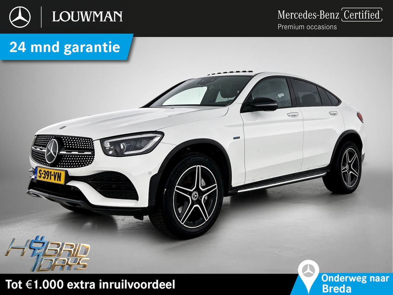 Mercedes-Benz GLC-klasse - 300 e 4MATIC Premium Plus | Schuifdak | 360°-camera | Rijassistentiepakket | Multibeam Kop - AutoWereld.nl