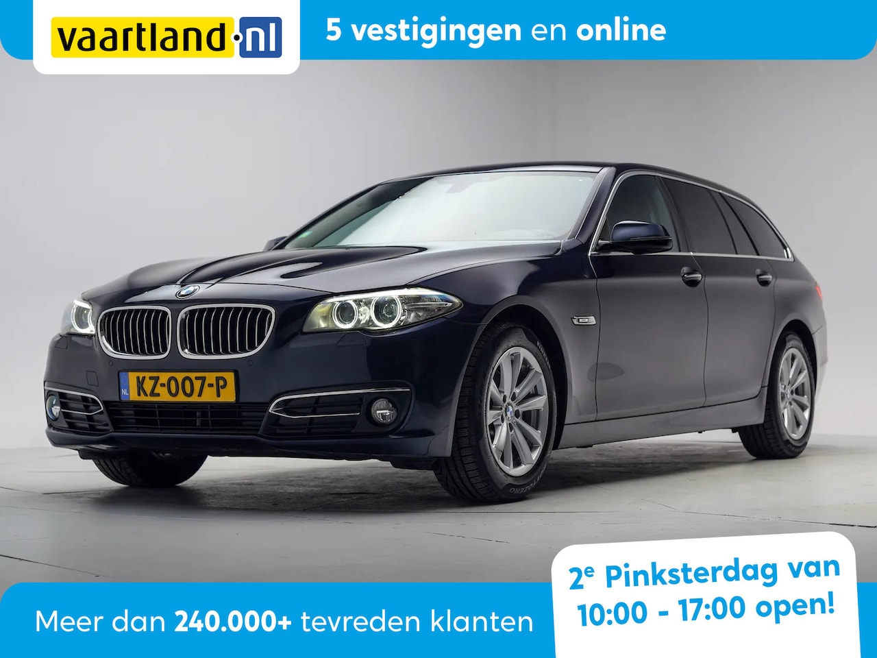 BMW 5-serie Touring - 520i Luxury Edition Aut. [ LED Leder Stoelverwarming Navi ] - AutoWereld.nl