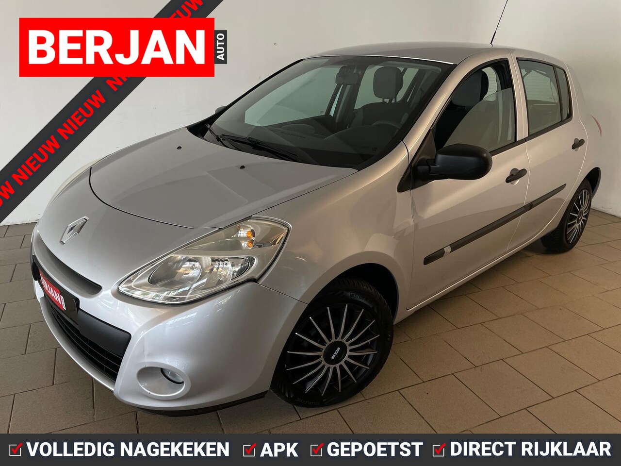 Renault Clio - 1.2-16V Authentique AIRCO ELEK RAMEN CENT VERG ALL SEASON BANDEN ZEER NETTE AUTO NWE APK I - AutoWereld.nl
