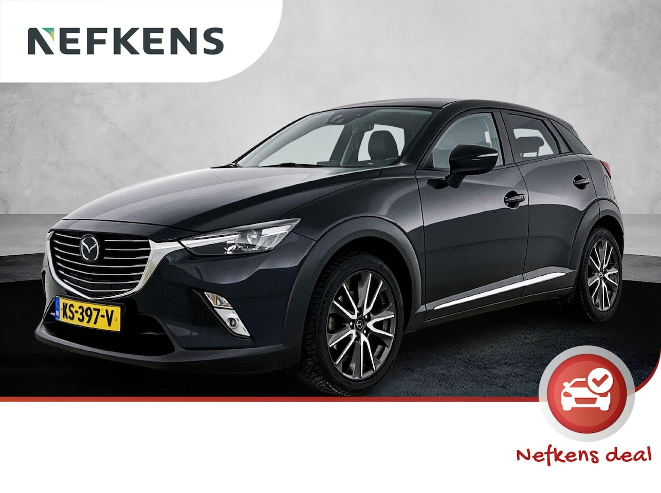 Mazda CX-3 - 2.0 120pk GT-M Automaat | Navigatie | Head-Up Display | Climate Control | Adaptieve Cruise - AutoWereld.nl