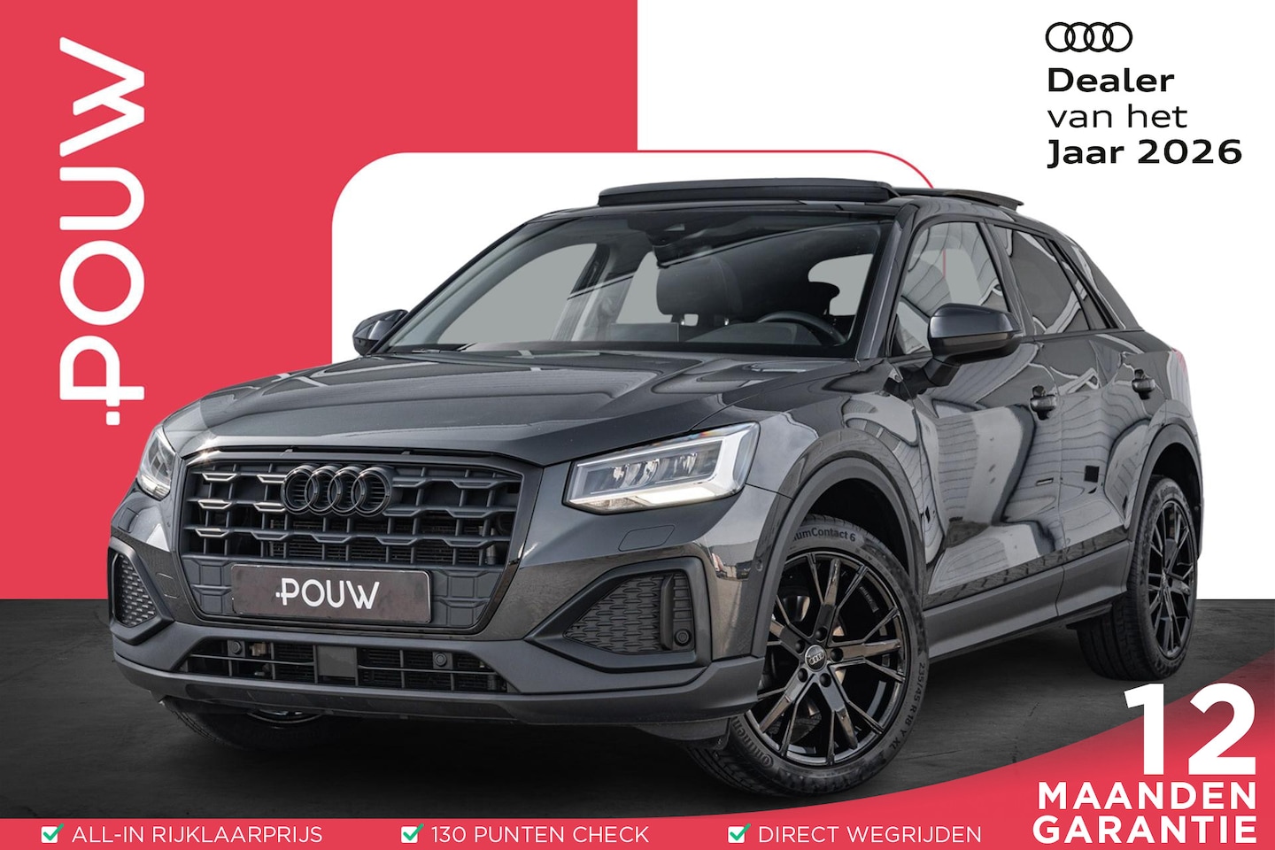 Audi Q2 - 30 TFSI 110pk Pro Line | Panoramadak | Trekhaak | 18'' velgen - AutoWereld.nl