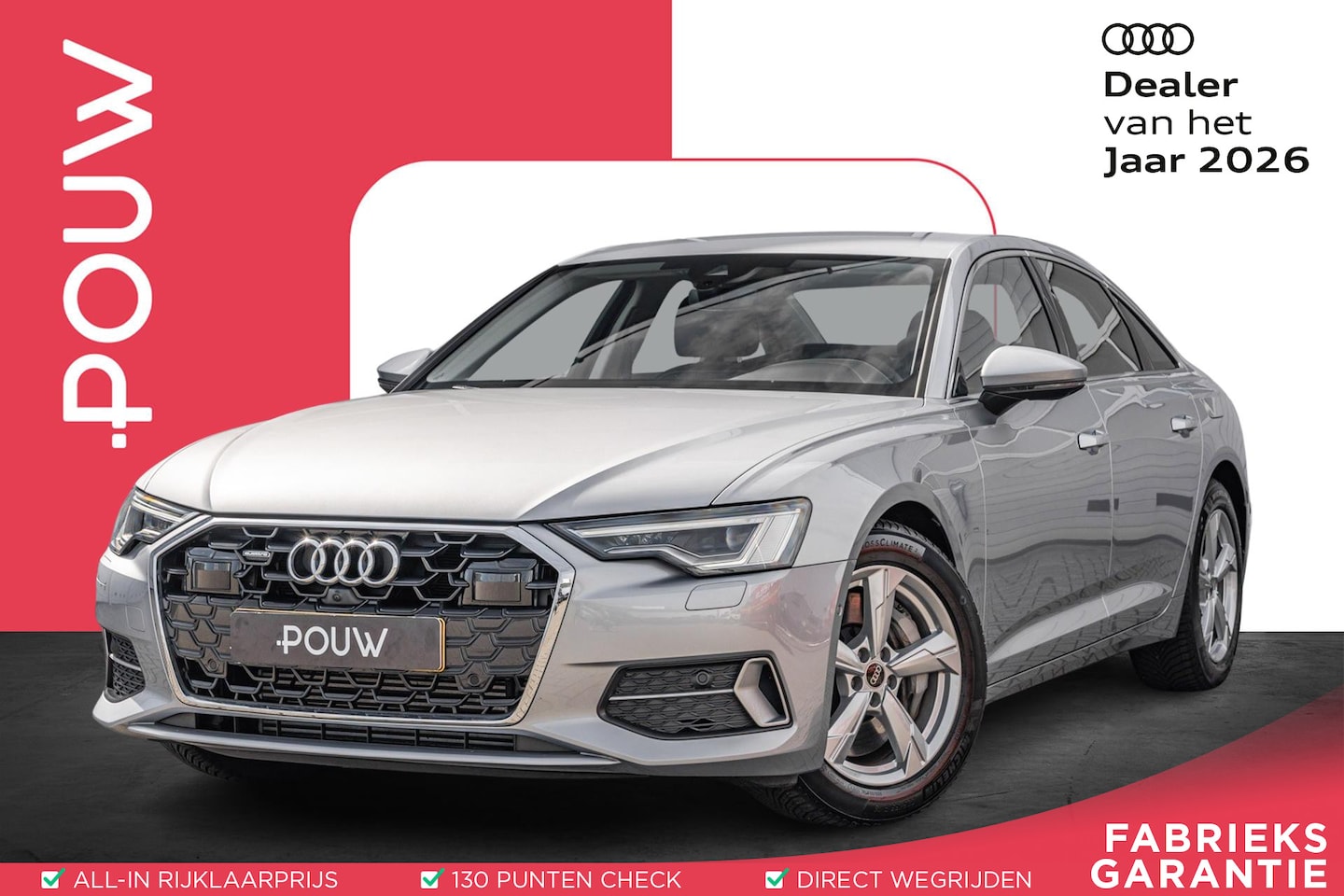 Audi A6 Limousine - 50 TFSIe 299pk quattro Advanced edition | Comfortstoelen | Matrix LED | 360 camera - AutoWereld.nl
