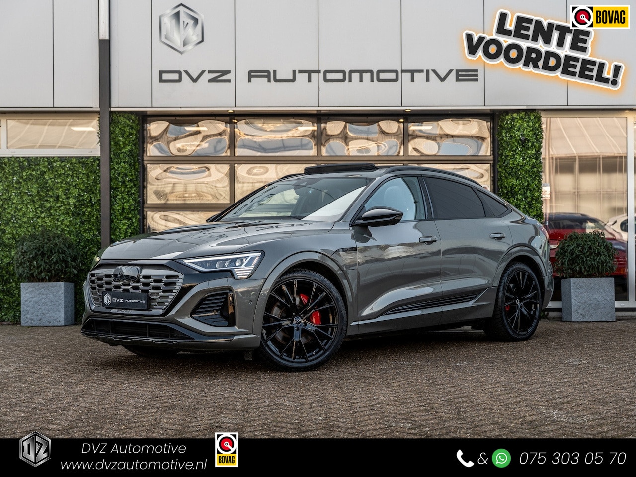 Audi Q8 Sportback e-tron - 50 quattro S Edition 95 kWh | SOH 99% | Pano | B&O Sound | HUD | - AutoWereld.nl