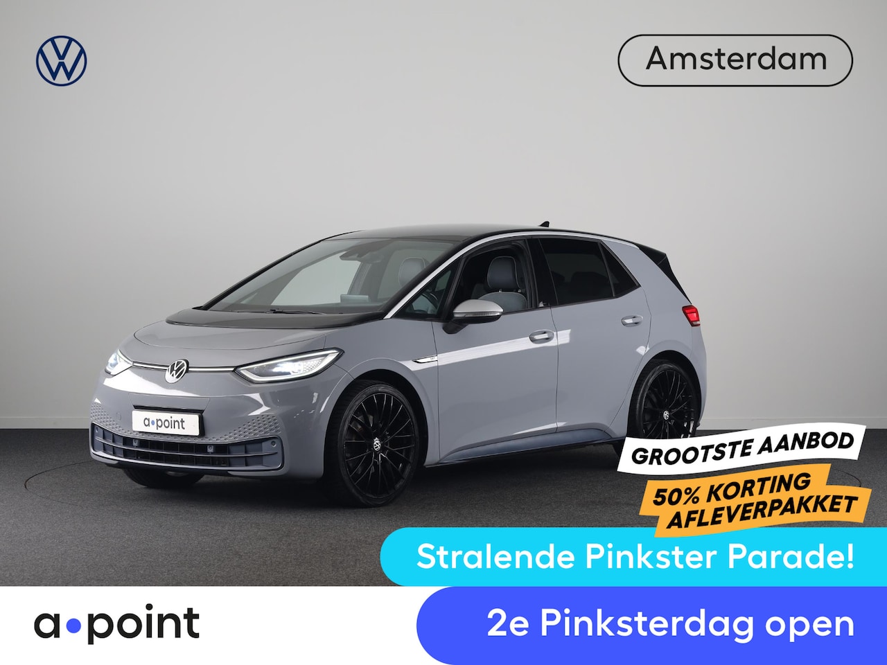 Volkswagen ID.3 - First Max 58 kWh 204 PK | SoH 90,95 % | Navigatie | Camera | Panoramadak | Head-up Display - AutoWereld.nl