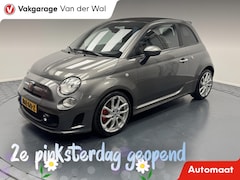 Fiat 500 C - 1.4-16V 140PK Abarth Cabriolet Automaat-Carplay-Clima-Camera-Leder-Lm17''velgen-Parkeersen