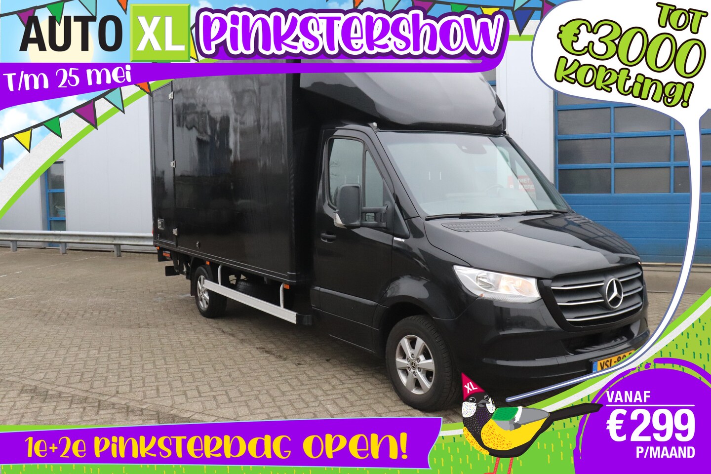 Mercedes-Benz Sprinter - 315 Aut. L3 RWD Bakwagen Laadklep 750 KG Camera Carplay - AutoWereld.nl
