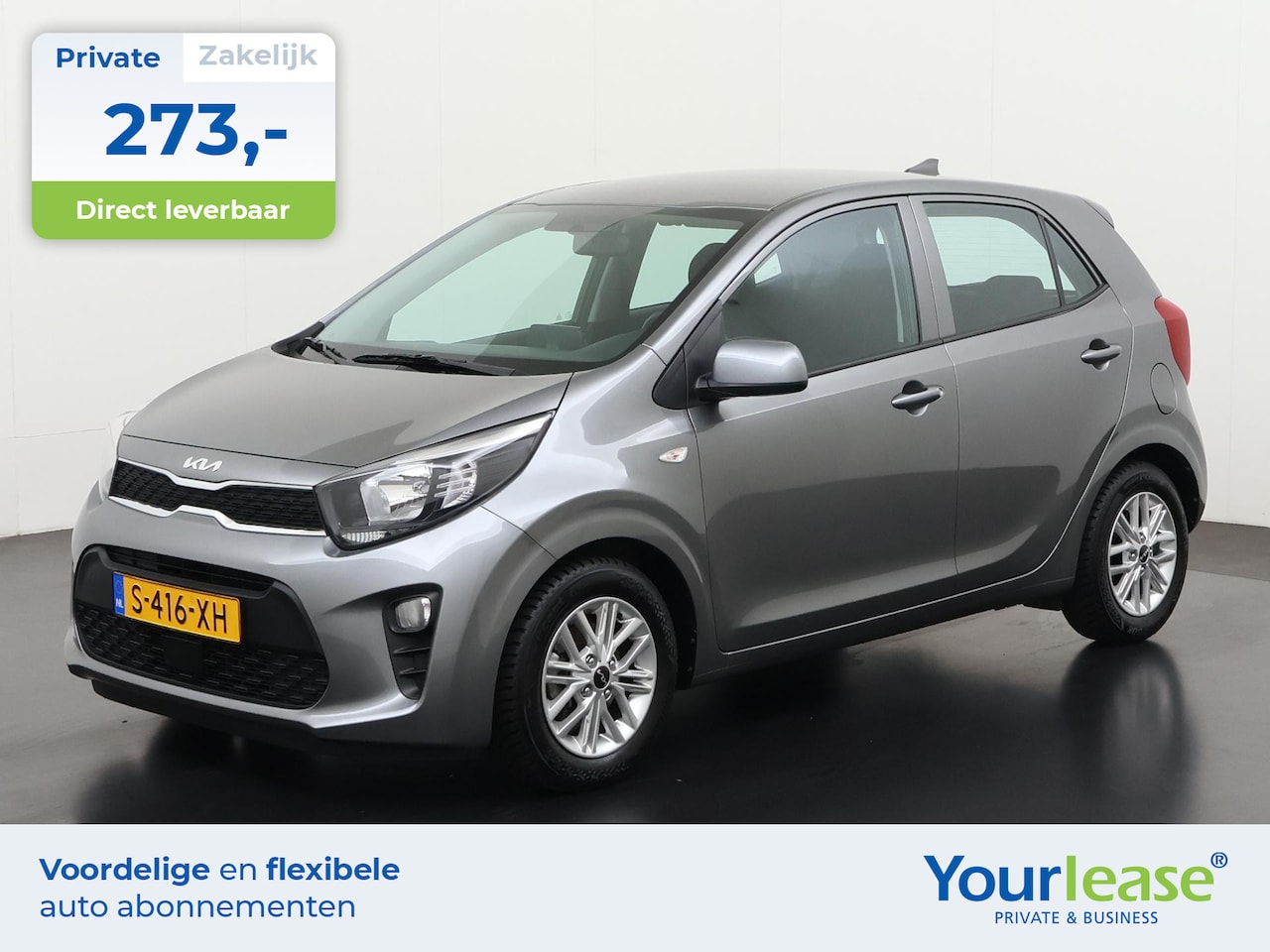 Kia Picanto - 1.0 DPi DynamicLine | All-in 273,- Private Lease | Direct uit voorraad - AutoWereld.nl