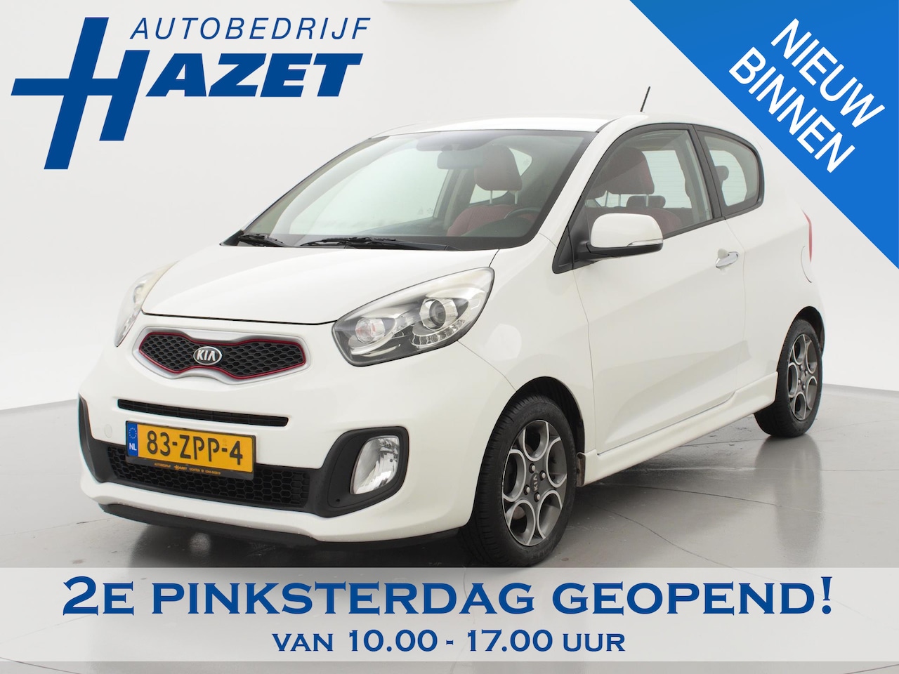 Kia Picanto - 1.0 CVVT ISG DESIGN EDITION MOTOR DEFECT + ROOD LEDER | LED | LMV - AutoWereld.nl