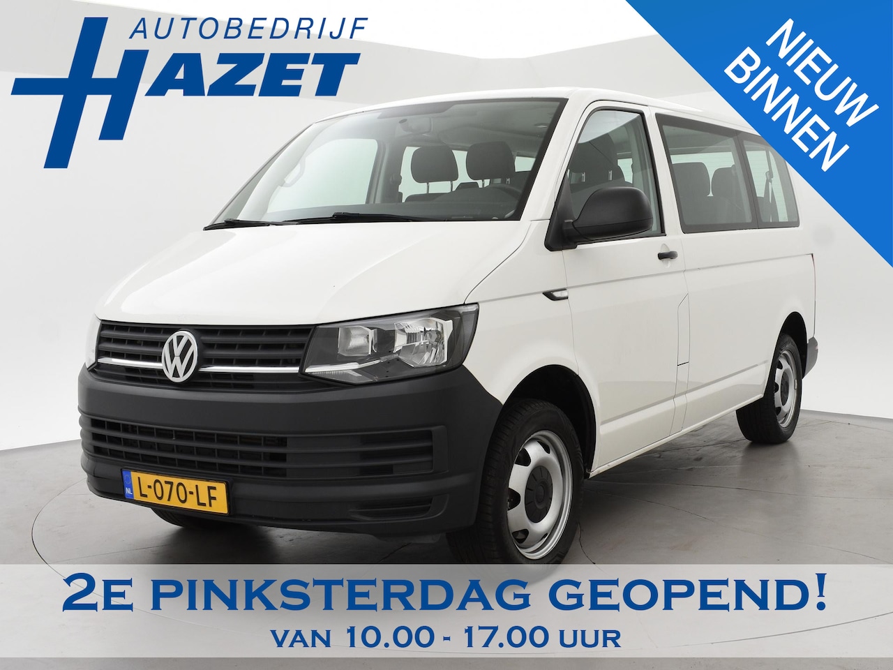 Volkswagen Transporter Kombi - 2.0 TSI 204 PK BENZINE DSG AUT. 9-PERSOONS INCL. BTW/BPM | APPLE CARPLAY | STOELVERWARMING - AutoWereld.nl