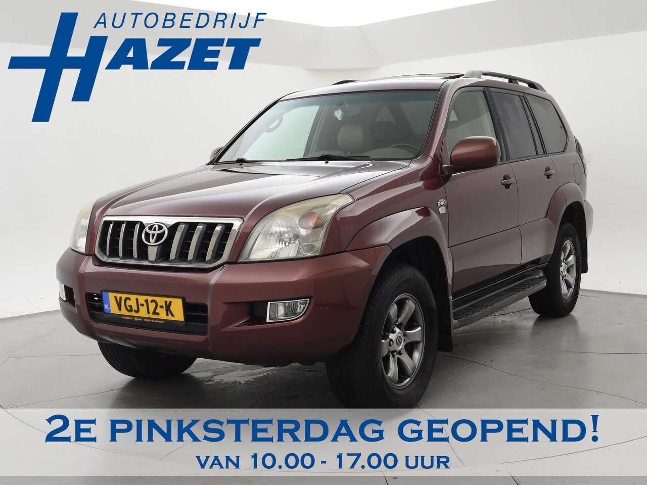 Toyota Land Cruiser - 3.0 D-4D AUT. 5-DEURS VAN + SCHUIFDAK | LEDER | CAMERA | STOELVERW. | TREKHAAK - AutoWereld.nl