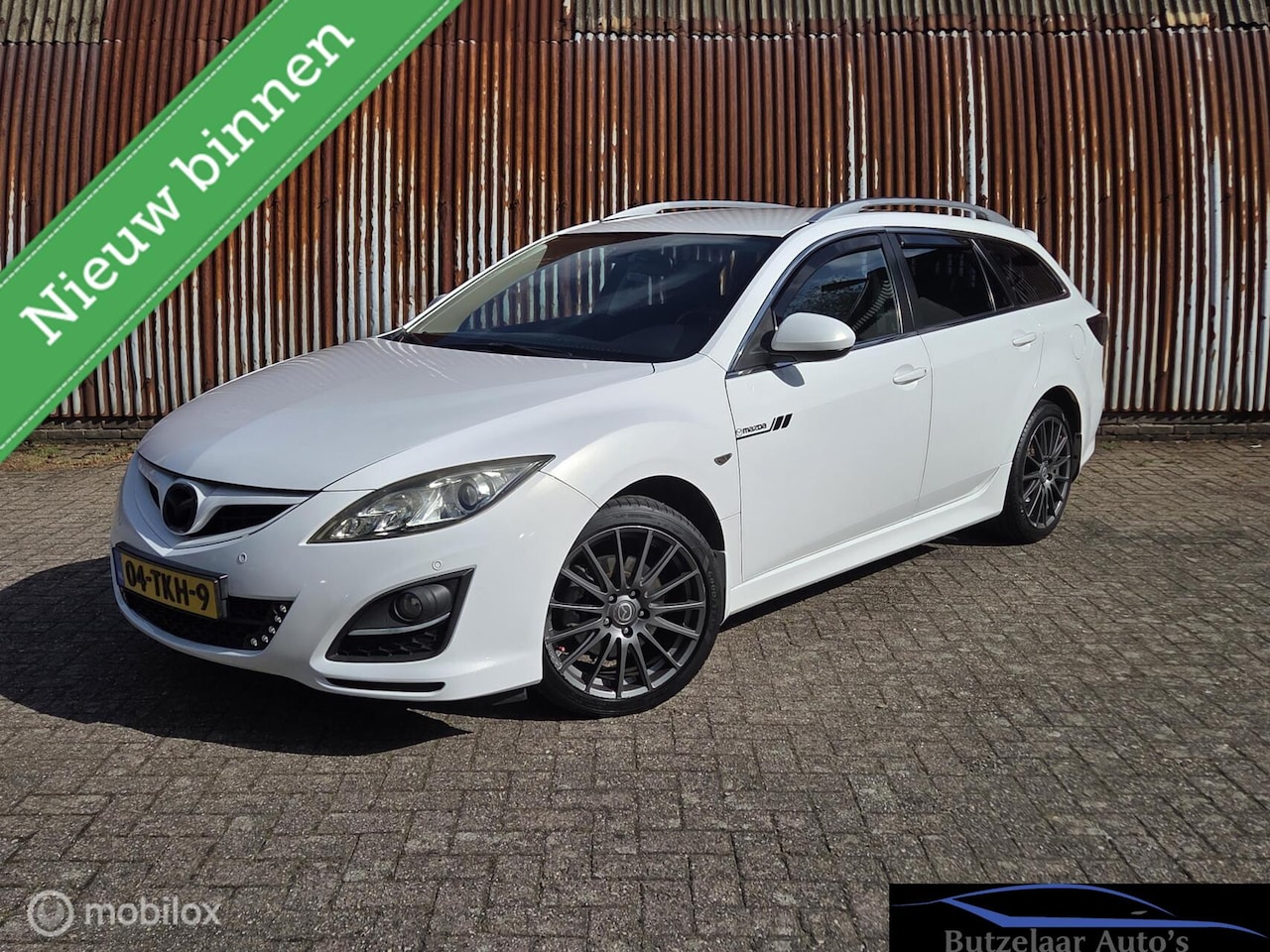 Mazda 6 Sportbreak - 2.0 GT-M Line Pearl White|Stoelverwarming - AutoWereld.nl