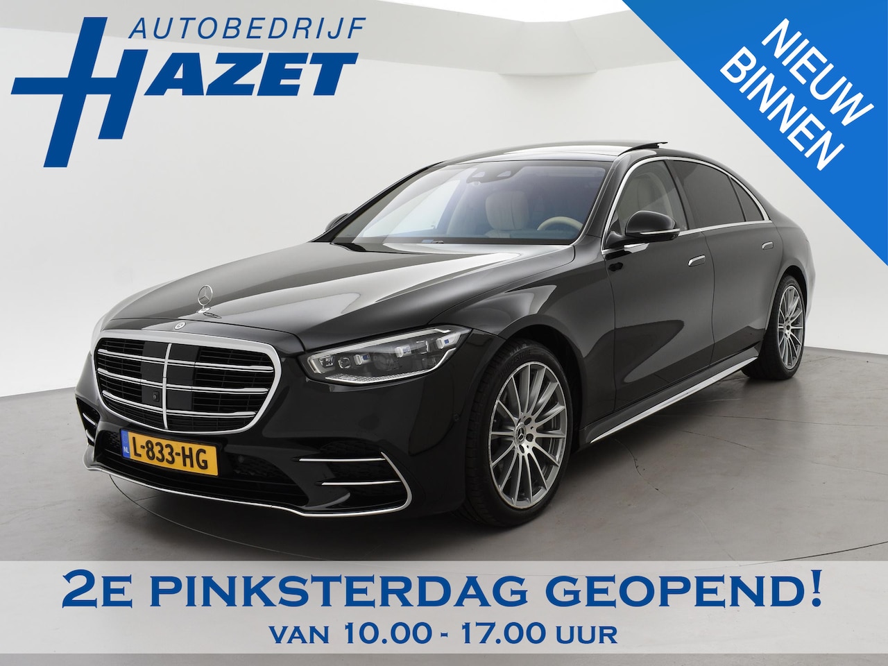 Mercedes-Benz S-klasse - 350d LANG AMG-LINE 286 PK + BUSINESS CLASS PAKKET | MASSAGE V+A | 3D DISPLAY | BURMESTER | - AutoWereld.nl