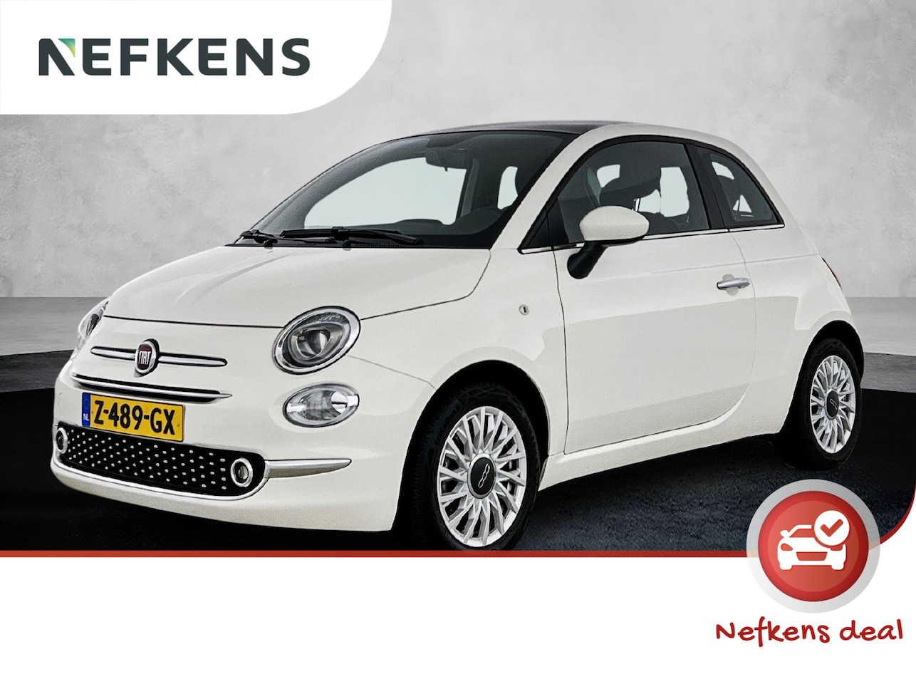 Fiat 500 - 1.0 Hybrid 70pk Dolcevita Finale | Glazendak | Apple Carplay/Android Auto | Airco | Cruise - AutoWereld.nl