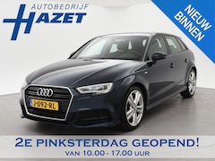 Audi A3 Sportback - 40 TFSI 190 PK S-TONIC AUT. DESIGN PRO LINE *COSMOSBLAUW METALLIC* + CARPLAY | STOEL/STUUR