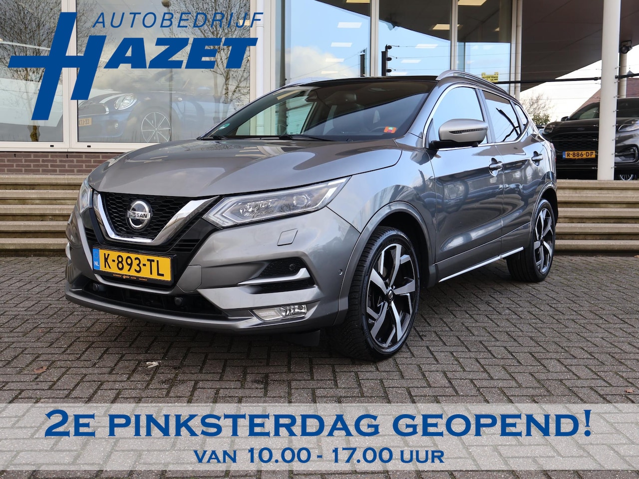 Nissan Qashqai - 1.3 DIG-T TEKNA+ PANORAMA | LEDER | 360 CAMERA | ADAPTIVE CRUISE | BOSE | STOELVERW. | 19 - AutoWereld.nl