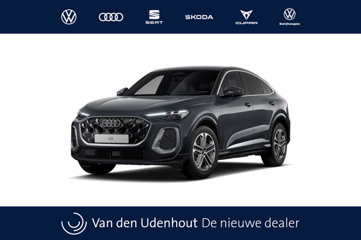 Audi Q5 Sportback - e-hybrid quattro 299 S tronic S edition | Audi virtual cockpit | Hemelbekleding in zwart | - AutoWereld.nl