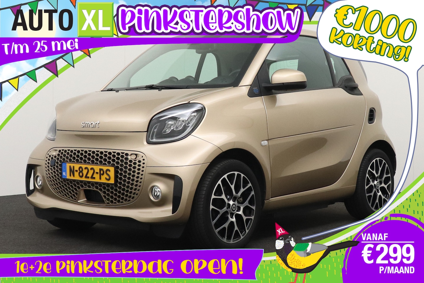 Smart Fortwo - EQ Comfort PLUS Carplay Camera Stoelverwarming - AutoWereld.nl
