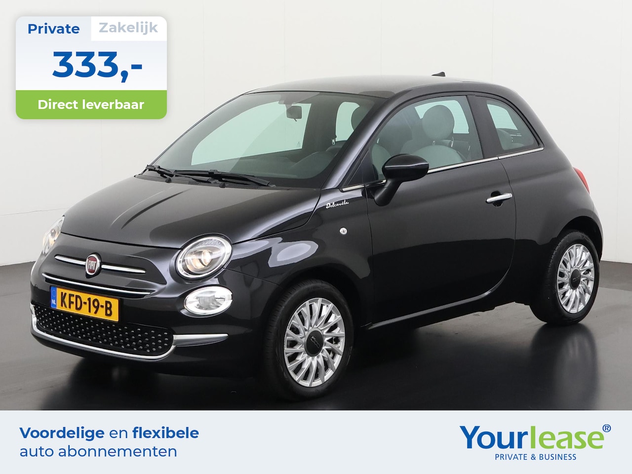 Fiat 500 - 1.0 Hybrid Dolcevita | All-in 293,- Private Lease | Direct uit voorraad - AutoWereld.nl